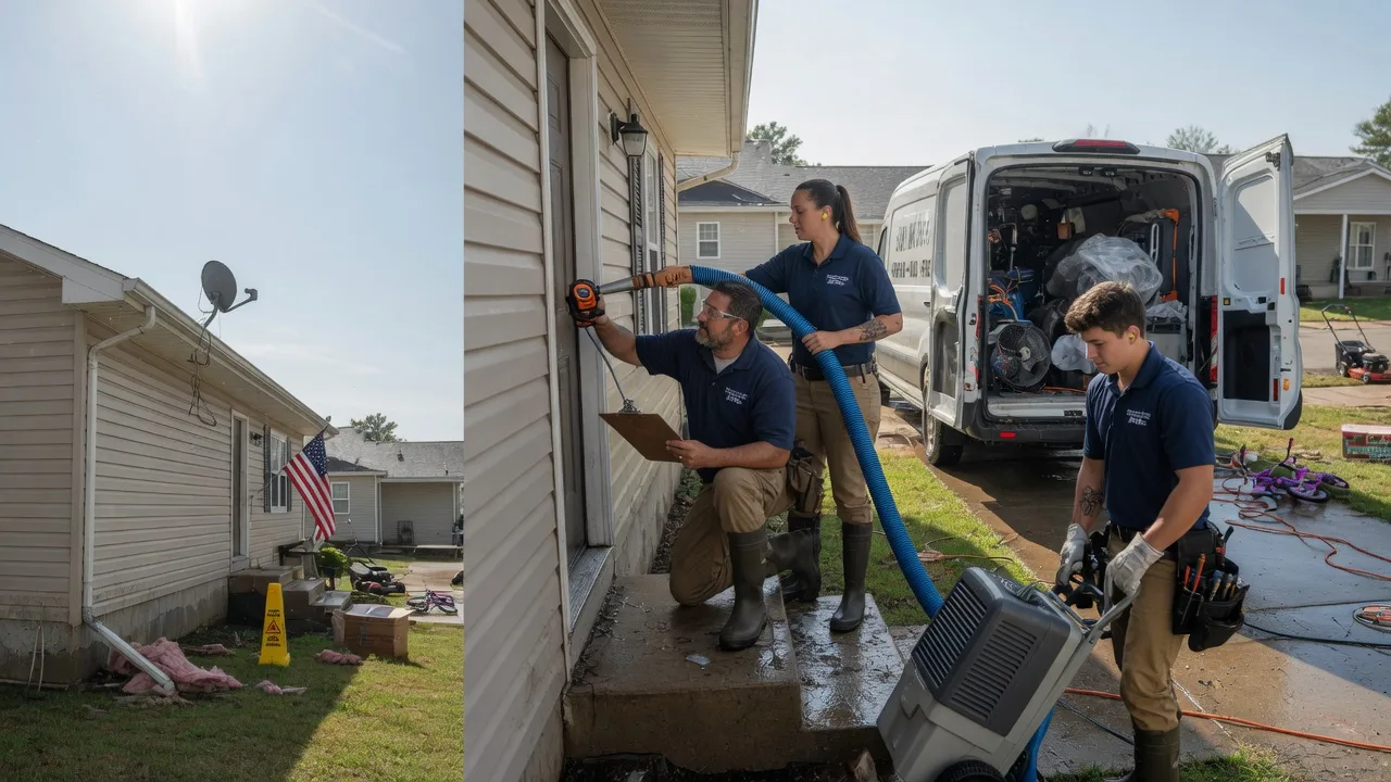 Ceiling Water Damage Restoration in Darrow, LA near me